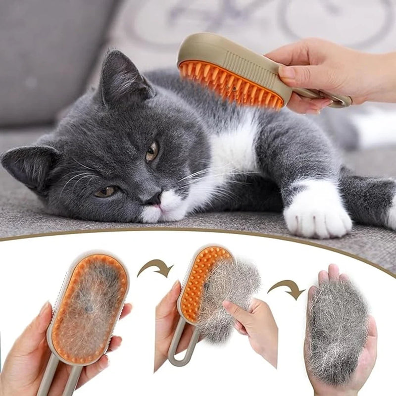 Pet Steam Brush 3 In 1