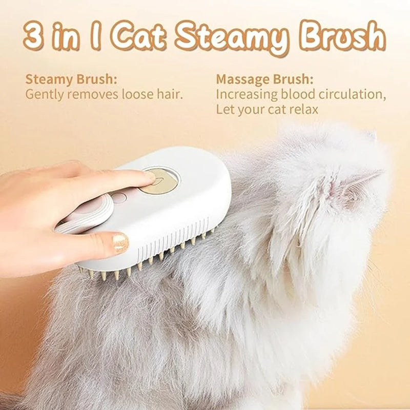 Pet Steam Brush 3 In 1